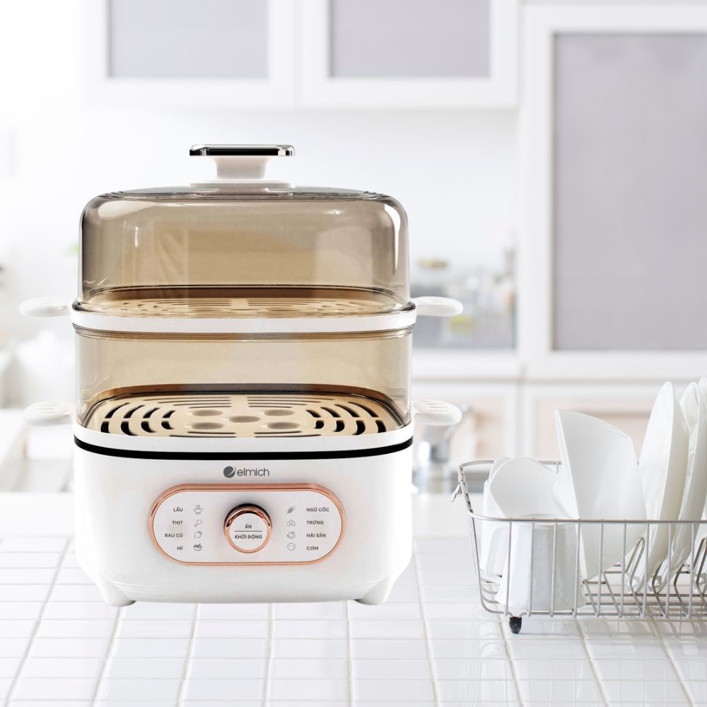 Nồi hấp điện 2 tầng Elmich EDA-2111