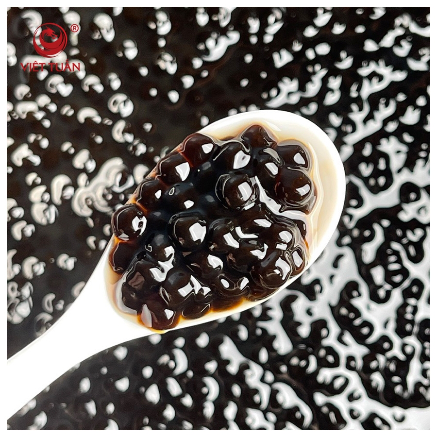 Trân châu Mini Đường Đen Đặc Biệt Long Phú gói 1kg  - Topping Trà Sữa, Trà Trái Cây, Chè, Đậu Hũ,...