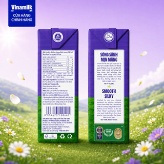 Sữa Tươi Tiệt Trùng Vinamilk Green Farm ít đường Thùng 48 Hộp x 110ml