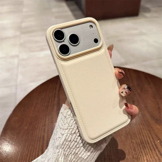 Ốp Lưng iPhone Da Mềm Viền Chỉ Chống Sốc, Cao Cấp, Bảo Vệ Camera Cho  iP X/XS/11/12/13/14/15/16/17/Plus/Pro/Max