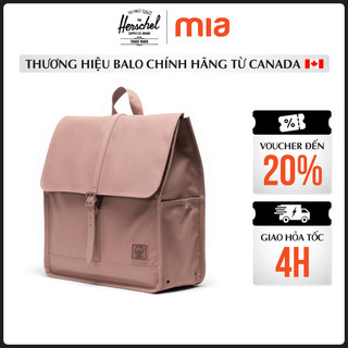 Balo Herschel City Weather Resistant Mid Volume - Balo Nam Nữ Đựng Laptop13 -14 Inch, Vải Tái Chế, Chống Nước, Bền Màu