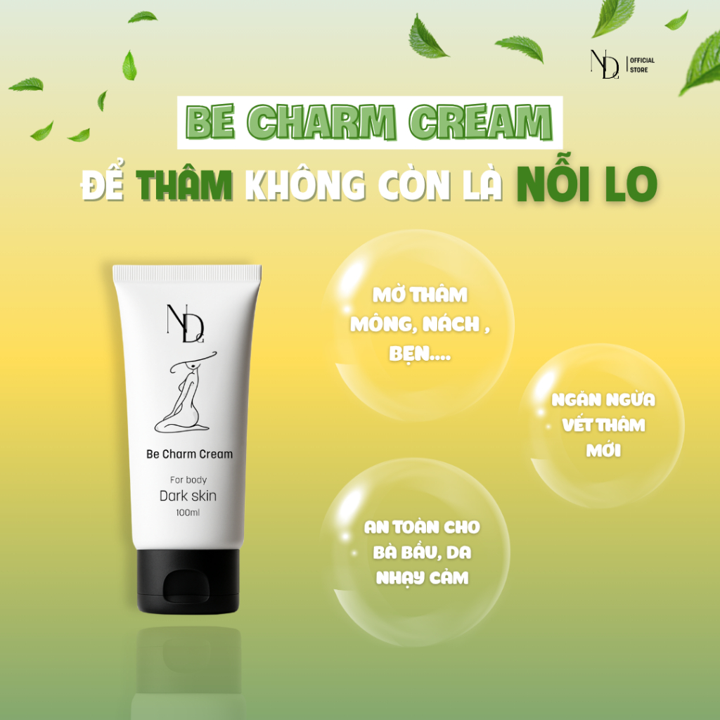 Kem Giúp Giảm Thâm v3, nhũ hoa, nách,... Body Be Charm