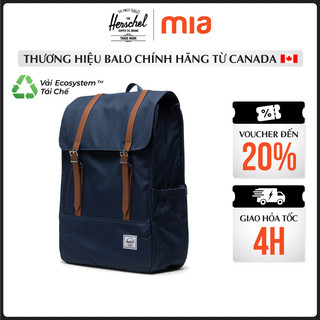 Balo Herschel Survey TM Standard - Balo Nam Nữ Đựng Laptop 15-16 Inch , Vải EcoSystem Tái Chế, Quai Đệm EVA Êm Ái