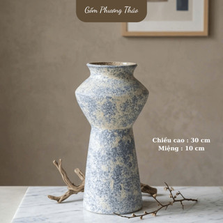 Bình Hoa Bát Tràng Men Vân Mây Nhiều Kiểu Dáng Decor/Cắm Hoa Nghệ Thuật