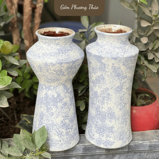Bình Hoa Bát Tràng Men Vân Mây Nhiều Kiểu Dáng Decor/Cắm Hoa Nghệ Thuật
