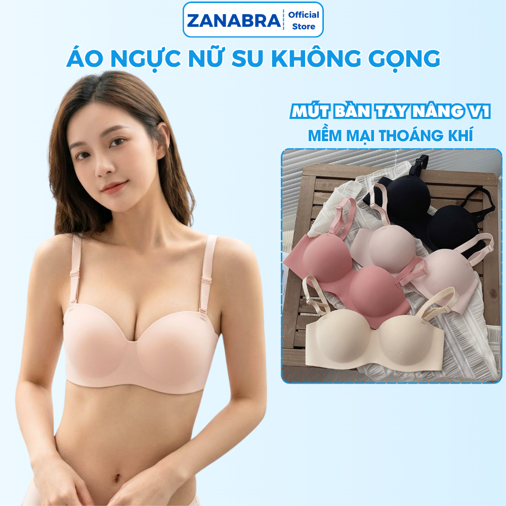 [ HOTTREND 2026 ] Áo Ngực Su Non Mút Vừa Nâng Ngực Tạo Khe, Áo Lót Không Gọng Quai Su Mềm Mại A820