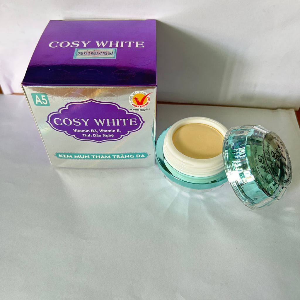 Dưỡng Sáng Da Đột Phá Cosy White Thảo Dược Làm Dịu Da Hỗ Trợ Ngừa Mụn Mặt (Trắng Tím)