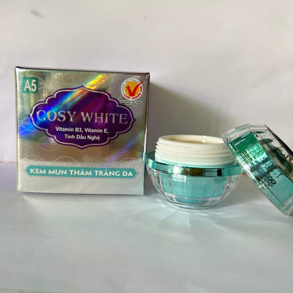 Dưỡng Sáng Da Đột Phá Cosy White Thảo Dược Làm Dịu Da Hỗ Trợ Ngừa Mụn Mặt (Trắng Tím)