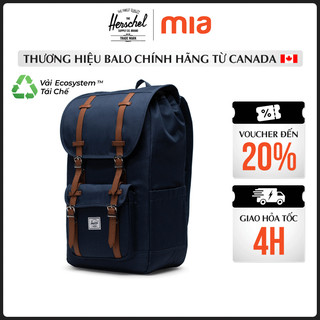 Balo Herschel Little America TM Standard - Balo Nam Nữ Đựng Laptop 15-16 Inch , Vải Tái Chế Bền Màu, Đi Học Du Lịch