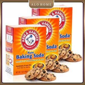 Baking Soda ALOHOME 454g Bột Nở Đa Năng Dùng Làm Bánh, Vệ Sinh Nhà Cửa Và Khử Mùi Tiện Dụng