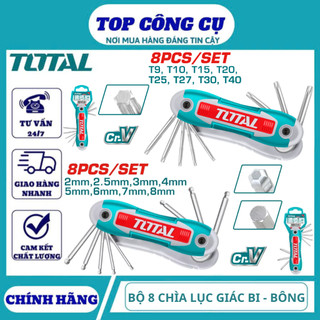 Bộ khóa lục giác dạng xếp – lục giác bông, bi tròn, sao TOTAL đa chức năng tiện lợi chính hãng DN2