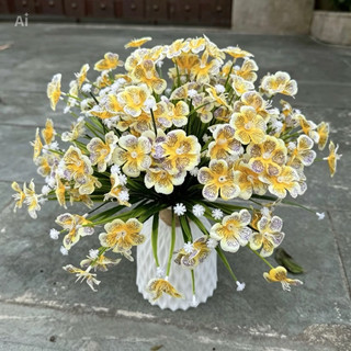 🌸 Combo 5 Cành Hoa Thủy Tiên Giả Cao Cấp – Tặng Kèm Bình Cắm Sang Trọng 🌸 hoa_lan_phúc_thịnh