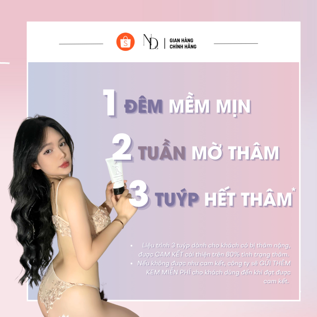 Kem làm mờ thâm mông body đa năng 6in1, săn chắc, giảm thâm sần BE CHARM CREAM 100ml ND