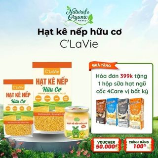 Hạt Kê Nếp Hữu Cơ C'LaVie 450g Cho Bé Ăn Dặm Dẻo Thơm Giàu Dinh Dưỡng Chứng Nhận Châu Âu - Natural Market