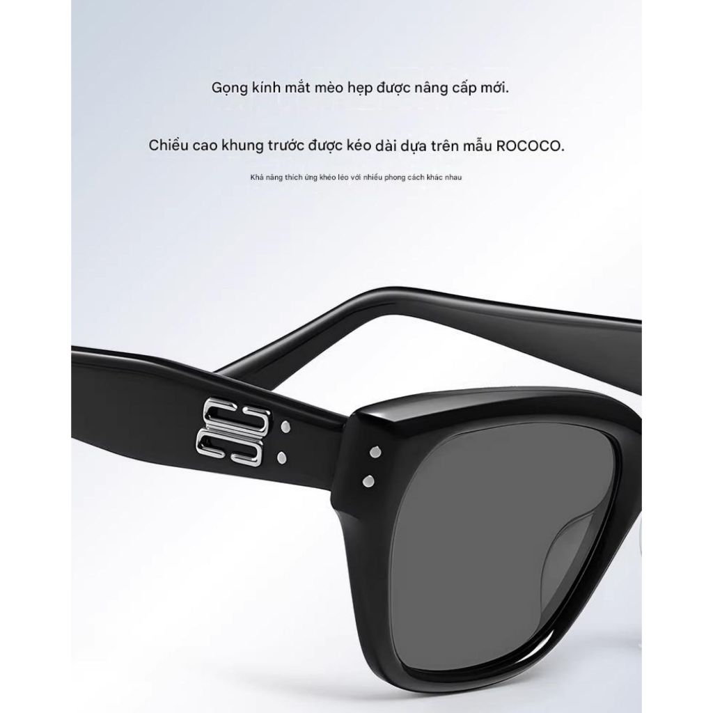 Kính Mát Vuông MOCO Cao Cấp Chống Tia UV400, Gọng Nhựa Cao Cấp, Phong Cách Trẻ Trung Unisex-Mã 11258