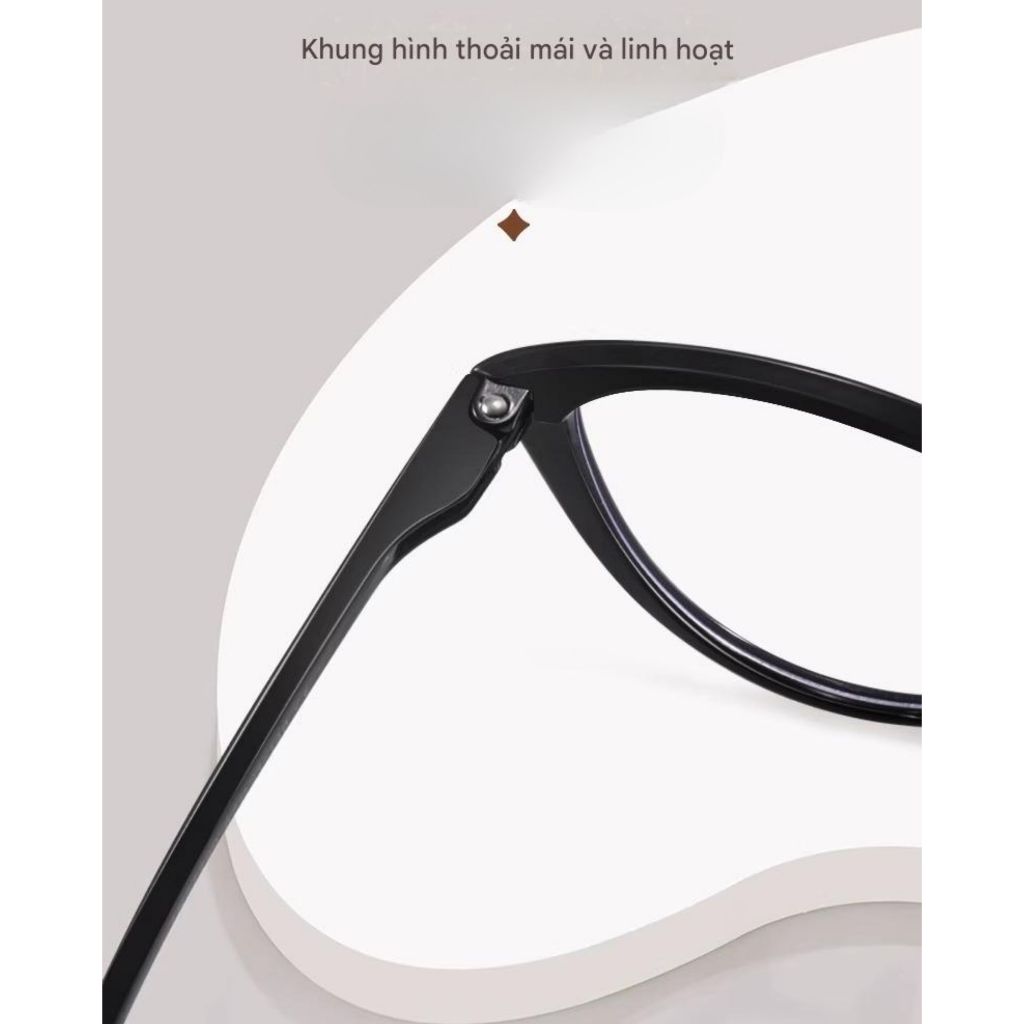 Kính Mắt Thời Trang MOCO 77299 Dáng Mắt Mèo Cá Tính, Lắp Độ Cận, Phong Cách Retro Hiện Đại