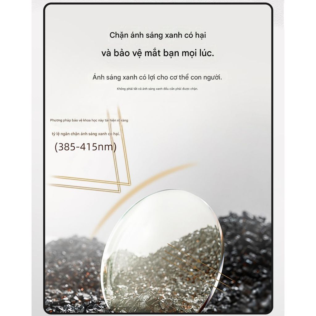 Kính Cận Chống Ánh Sáng Xanh MOCO Gọng Kim Loại Form Cánh Bướm, Kính Cận Nữ Hàn Quốc 23112