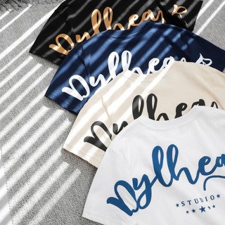 Áo Thun DYLHEAR In 2 Mặt Signature Tee 100% Cotton 250gsm Co Giãn Thoáng Mát A01
