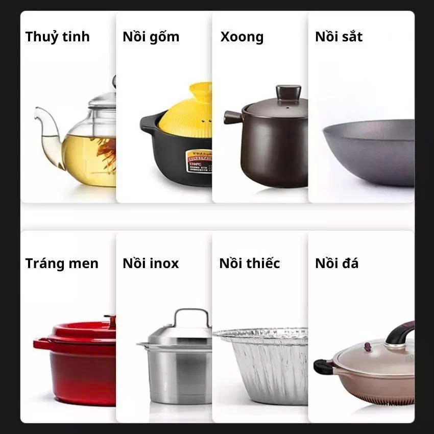 Bếp Hồng Ngoại TATAMI Đa Năng Công Suất 3500W Không Bức Xạ Tiết Kiệm Điện, Dùng Mọi Loại Nồi
