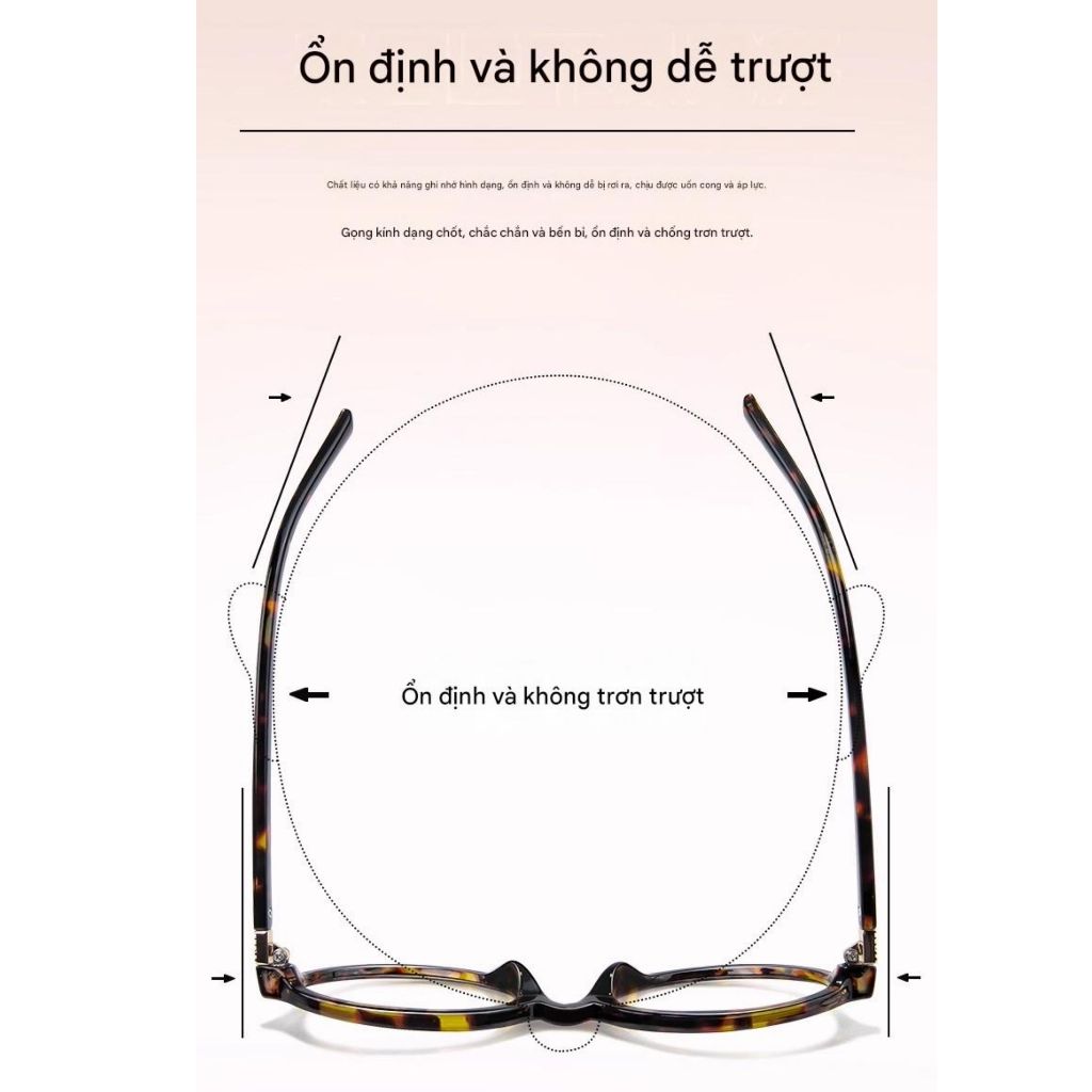Kính Mắt Thời Trang INNI Form Oval Hợp Mọi Dáng Mặt, Kính Học Sinh Sinh Viên Có Thể Lắp Độ Cận -8824