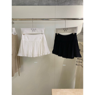 𝐏𝐡𝐢𝐞𝐧 𝐖𝐆𝐖𝐄 | (Sẵn) w9770 Chân Váy Cạp Ngang Rốn Khoá Sườn Chữ A xoè Dáng Ngắn