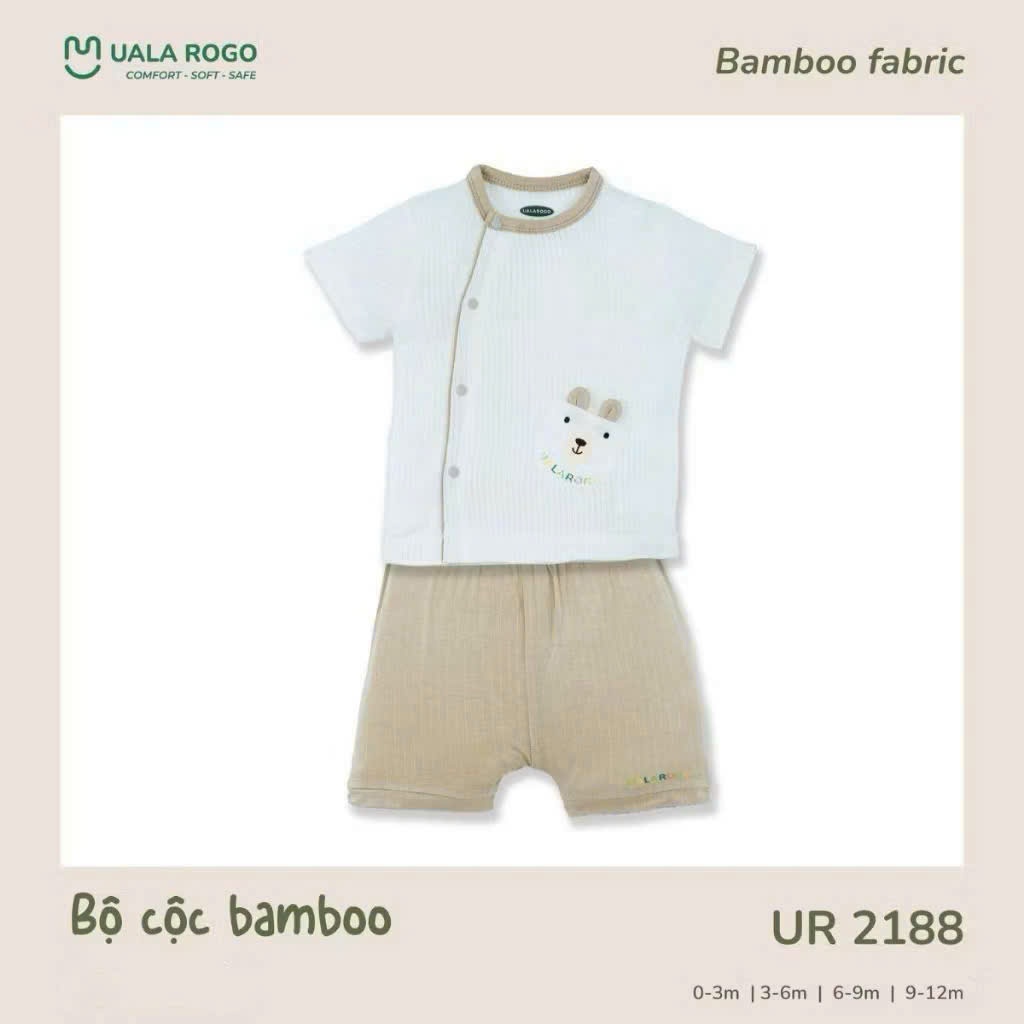 (3-10kg, 0-12M) Bộ Cộc Tay Sơ Sinh Uala Rogo UR2137 UR2166 UR2167 UR2384 UR3845 UR2220 UR2188