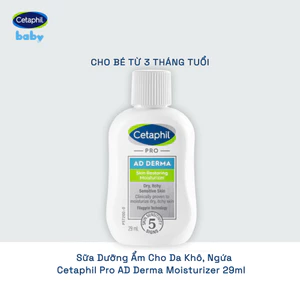 Sữa dưỡng ẩm dịu lành cho da chàm, viêm da cơ địa CETAPHIL PRO AD DERMA MOISTURIZER 29ML
