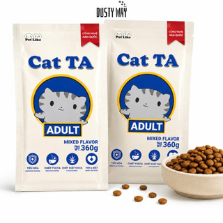[COMBO 5 TÚI HẠT 360G] THỨC ĂN HẠT CHO MÈO TRƯỞNG THÀNH CAT TA