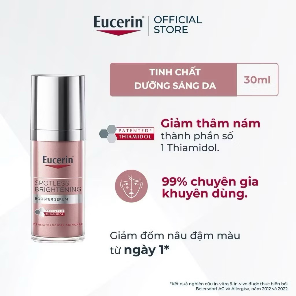Serum Eucerin Spotless Brightening Booster Serum Thiamidol Mờ Thâm Nám Chính Hãng