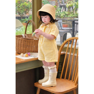 {độc quyền-BabyBeer} Jumsuit vàng cho bé-thô Hàn thoải mái thoáng mát cho bé (hàng chính chủ loại1)