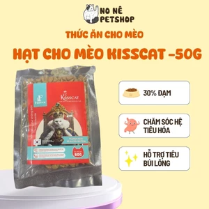 Hạt cho mèo Kisscat 30% protein, Tiêu búi lông ở mèo giúp lông óng mượt