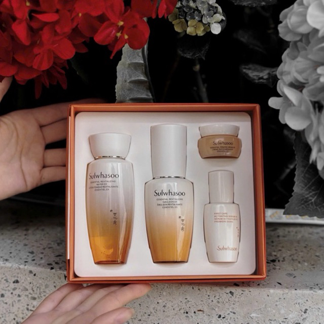 [SET 4 MÓN] BỘ DƯỠNG DA CHỐNG LÃO HÓA NHÂN SÂM SULWHASOO ESSENTIAL FIRMING CARE - HÀN QUỐC
