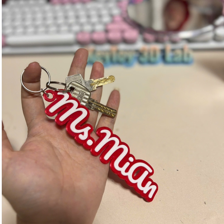 hóa Dễ Thương - Quà Tặng Thiết Kế Móc Khóa 3D In Theo Yêu Cầu - Phụ Kiện Treo Balo, Móc KĐộc Đáo