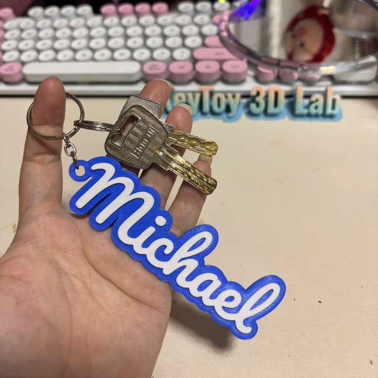 hóa Dễ Thương - Quà Tặng Thiết Kế Móc Khóa 3D In Theo Yêu Cầu - Phụ Kiện Treo Balo, Móc KĐộc Đáo