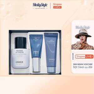 V70_ Set 3 Chi Tiết Hỗ Trợ Chống Lão Hóa Ohui Revese Activator Pore Minimizing Retinol Cream Special Set