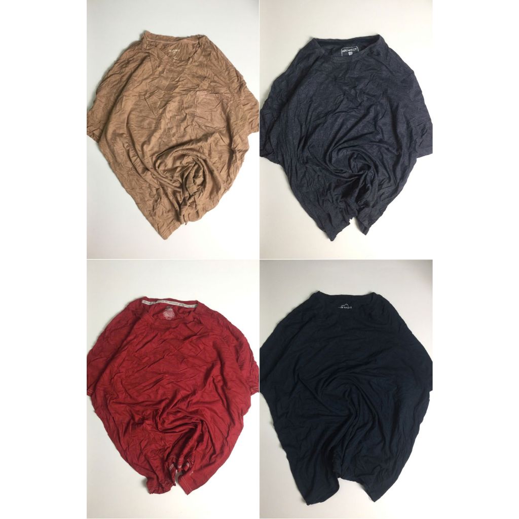 Áo Thun Mỹ Trơn 2hand đủ màu Unisex Form Rộng Oversize 2XL - 6XL kiểu Basic