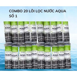 Combo 10 lõi lọc số 1 Aqua chính hãng - thay thế cho các máy lọc nước RO gia đình