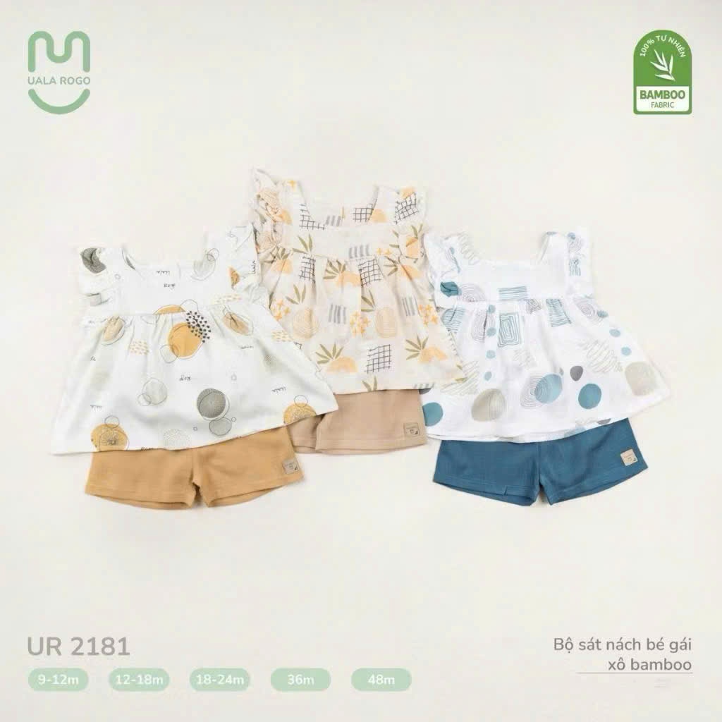 (8,5-18kg) Bộ Sát Nách, Ba Lỗ Bé Cho Bé Uala Rogo UR2170 UR2209 UR2389 UR3721 UR3851 UR2181 UR2218 UR2179 UR2186