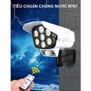 Đèn Led Giả Camera LM.Đèn Năng Lượng Mặt Trời Giả Camera Chống Trộm- Chống Nước -Có Điều Khiển Cảm Biến