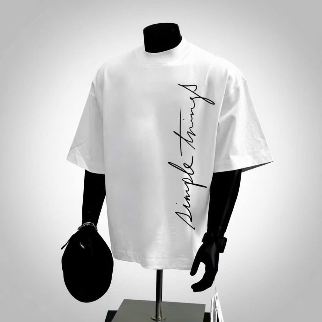 Áo Đôi  -Áo thun  nam nữ cotton 100% thoáng mát, chất liệu co giãn - SIMPLE DỌC
