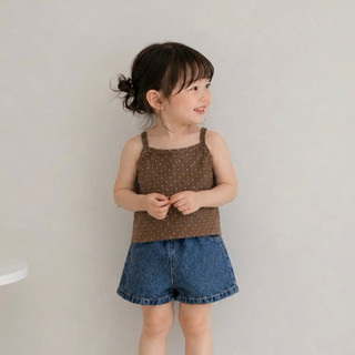 Áo hai dây mùa hè cho bé gái bé trai Batala Kids, ÁO HAI DÂY CHẤM BI dễ thương cho bé gái từ 10-25kg