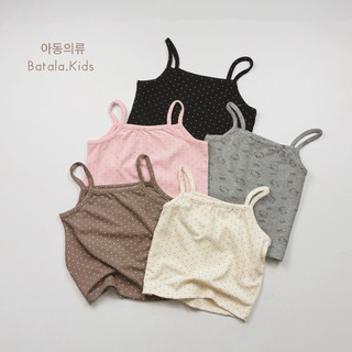 Áo hai dây mùa hè cho bé gái bé trai Batala Kids, ÁO HAI DÂY CHẤM BI dễ thương cho bé gái từ 10-25kg