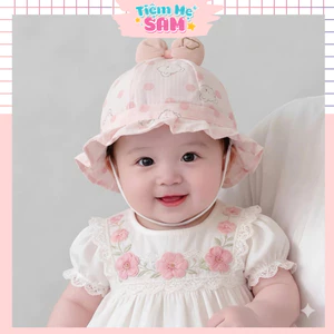 Mũ cho bé sơ sinh 0-6 tháng, họa tiết siêu dễ thương (MUG22 - MUG37 - MUG50 - MUG51 - MUG56)
