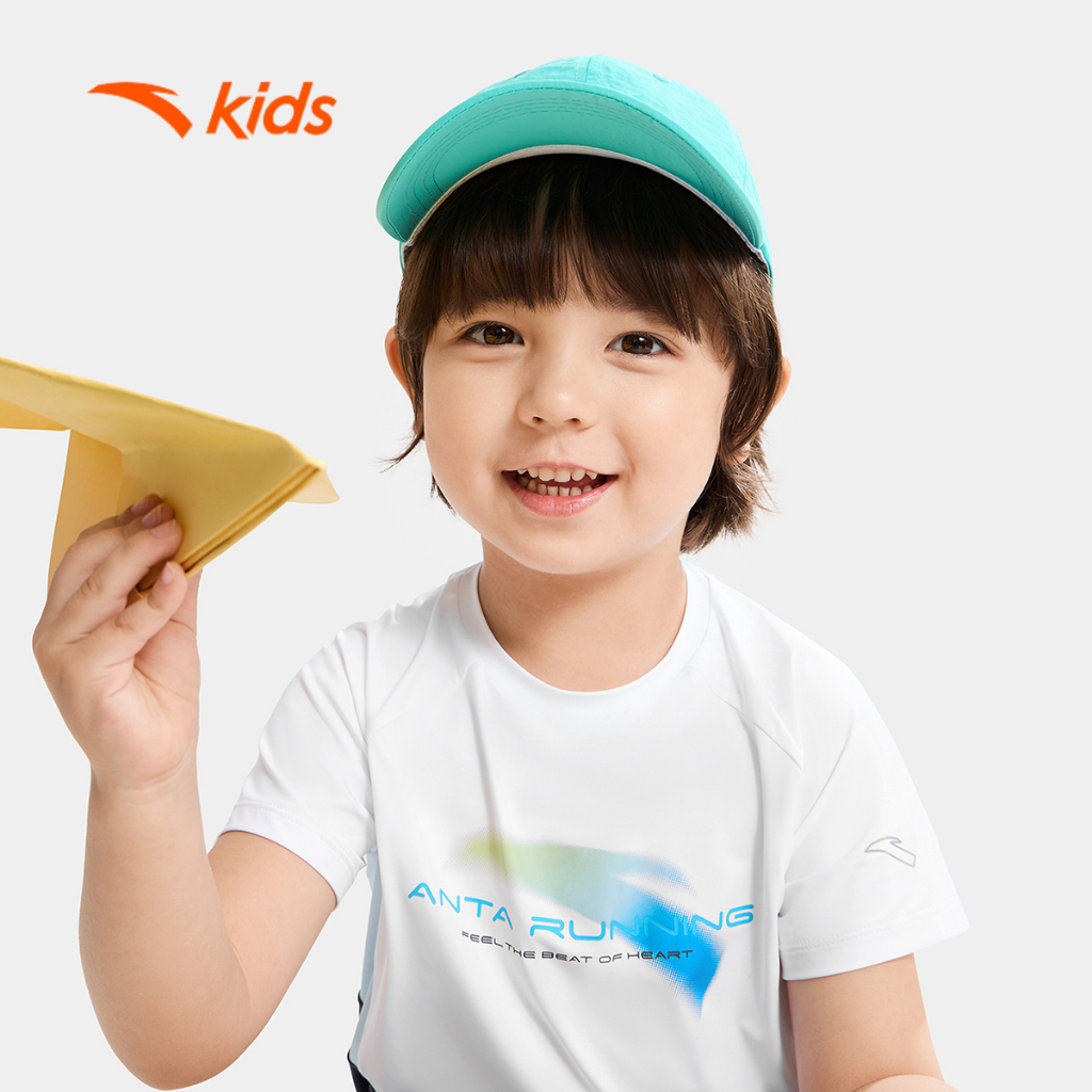 Anta Kids Áo Thun Thể Thao Bé Trai 3526B9104