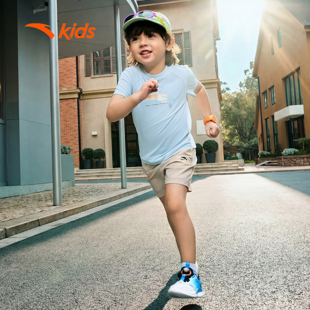 Anta Kids Áo Thun Thể Thao Bé Trai 3526B9104