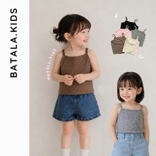 Áo hai dây mùa hè cho bé gái bé trai Batala Kids, ÁO HAI DÂY CHẤM BI dễ thương cho bé gái từ 10-25kg