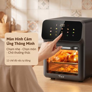TIXX Nồi Chiên Không Dầu 16L Air Fryer 1350W Màn hình cảm ứng LED