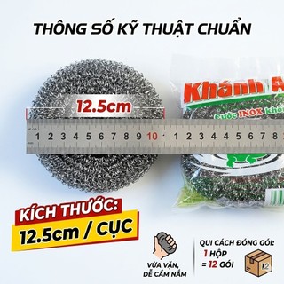 combo 12 miếng cước chùi xoong nồi loại lớn