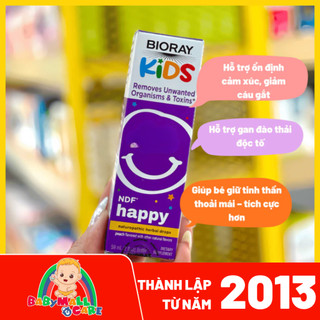 BioRay Kids NDF Happy – Hỗ Trợ Cảm Xúc Tích Cực & Loại Bỏ Độc Tố – Nhỏ Giọt Thảo Mộc – 59ml