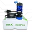 Đèn pha bi cầu R03Plus Pha màn chập chính hãng BMA trợ pha laser rộng 70w cho oto và xe máy chân H4